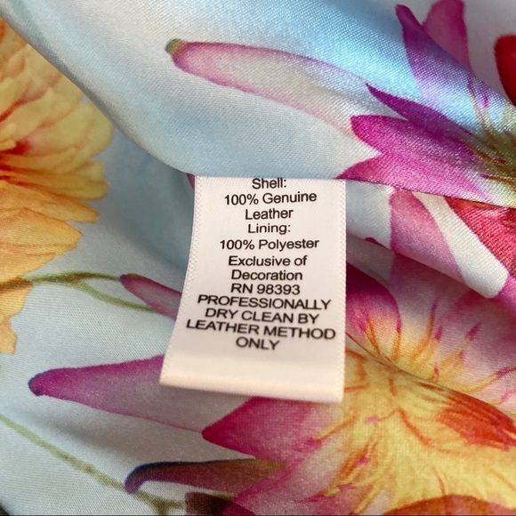 Bradley Bayou 100% Leather Peplum Ruffle Zip Front Jacket - XXS - Picture 5 of 15